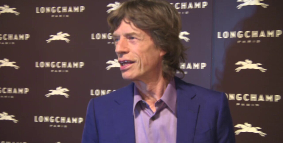 Mick Jagger des Rolling Stones à la Fashion Week 2013 de Londres