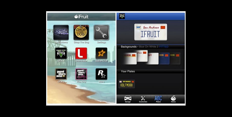 GTA iFruit : l&#039;application du jeu est disponible sur l&#039;App Store d&#039;Apple
