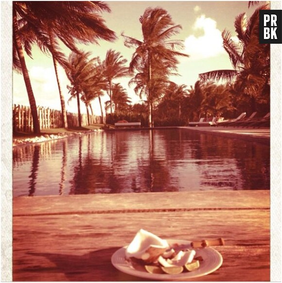 Beyoncé dévoile son coin de paradis au Brésil, en août 2013 sur Instagram