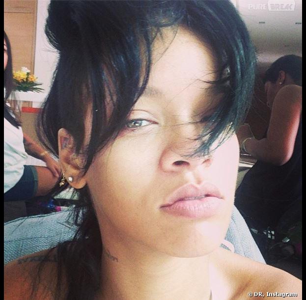 Rihanna sans maquillage sur Instagram, le 17 septembre 2013