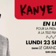 Kanye West, en show au Grand Journal de Canal + le 23 septembre 2013