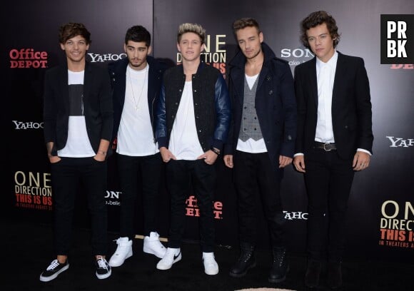 One Direction à l'avant-première du film This is Us à New York le 26 août 2013