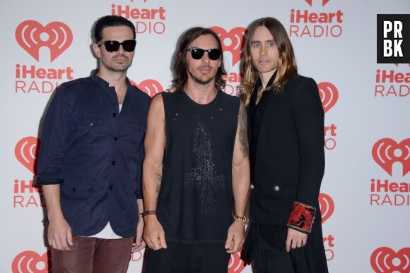 Jared Leto et son groupe 30 Seconds To Mars au iHeartRadio Music Festival, le 21 septembre 2013 à Las Vegas