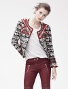  Isabel Marant pour H&amp;M : veste brodée (299€), pantalon 3/4 (99€) et escarpins brodés (149€) 