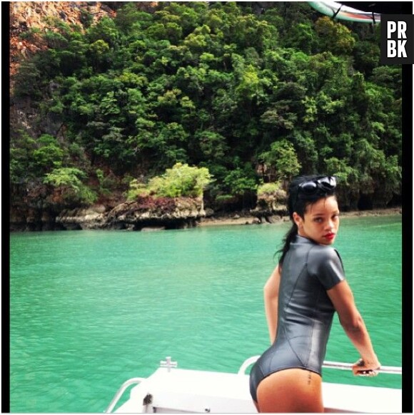 Rihanna en Thaïlande, au mois de septembre 2013