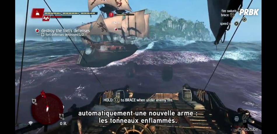 Assassin&#039;s Creed 4 Black Flag : les affrontements en pleine mer seront légions