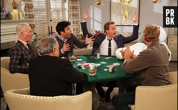 How I Met Your Mother saison 9 : partie de poker avec Ted, Barney et Marshall