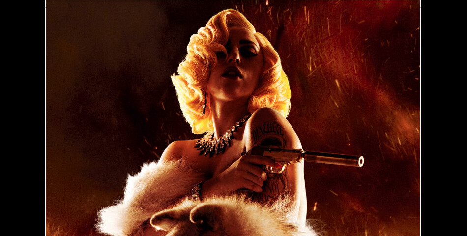 Lady Gaga sur une affiche du film Machete Kills