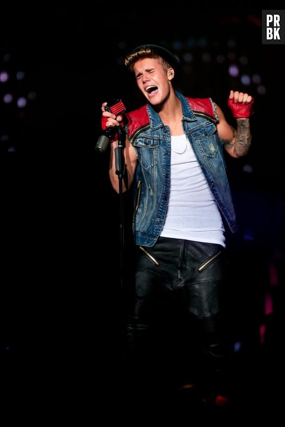 Justin Bieber, en concert à Shangaï en Chine pour le Believe Tour, le samedi 5 octobre 2013