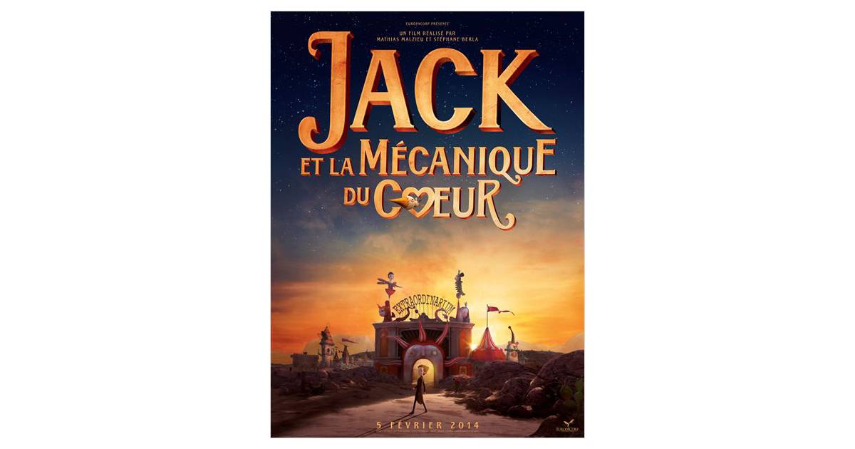 Jack et la mécanique du coeur sortira le 5 février 2014 au cinéma