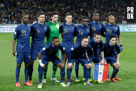 L'équipe de France soutenue par les stars