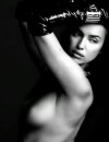 Irina Shayk topless et SM pour un photoshoot