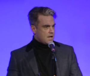 Robbie Williams aux Q Awards le 21 octobre 2013