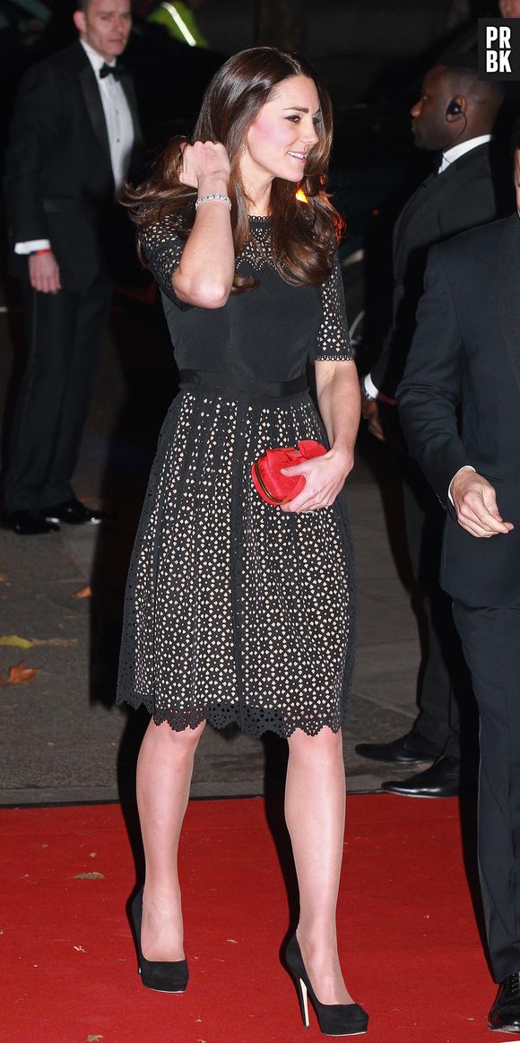 Kate Middleton au gala de charité organisé par SportsAid à Londres le 28 novembre 2013