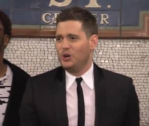 Michael Bublé en mode crooner dans le métro de New-York