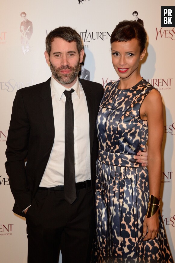 Jalil Lespert et Sonia Rolland à l'avant-première d'Yves Saint Laurent, le 19 décembre 2013 à Paris