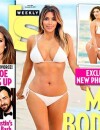 Kim Kardashian : sexy en bikini en Une du magazine Us Weekly, décembre 2013