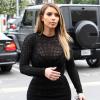 Kim Kardashian dévoile une nouvelle tenue transparente à Los Angeles le 24 janvier 2014
