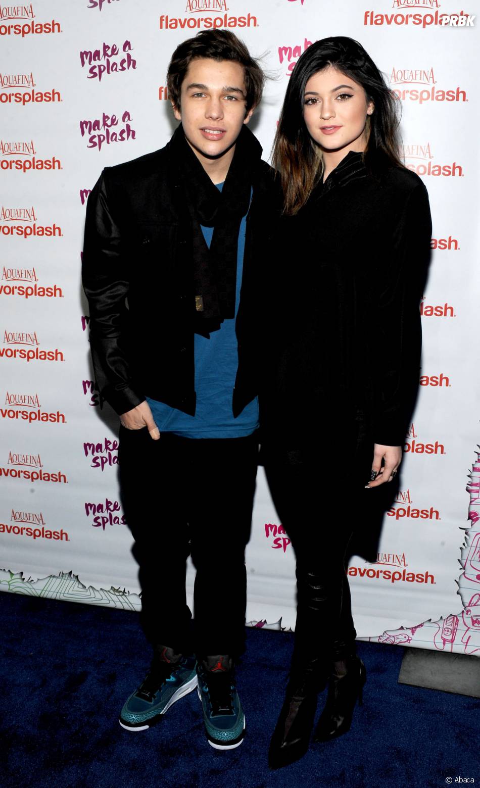 Austin Mahone et Kylie Jenner à New York pour le concert Aquafina