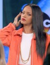 Rihanna : loin d'être glamour lors de son passage sur le plateau de Good Morning America, le 29 janvier 2014