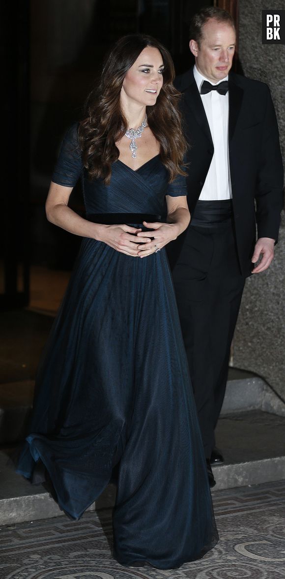 Kate Middleton à une soirée à la National Gallery de Londres le 11 février 2014