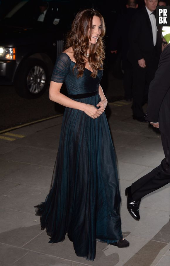 Kate Middleton à une soirée à la National Gallery de Londres le 11 février 2014