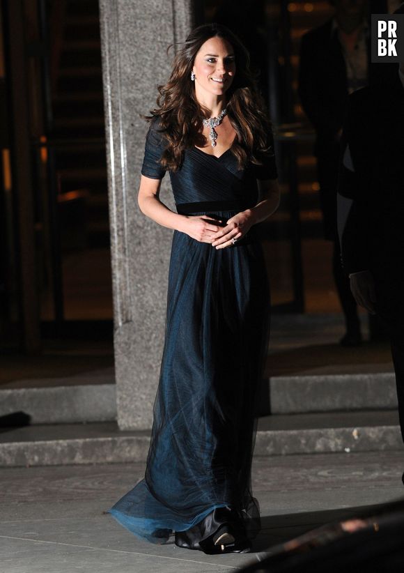 Kate Middleton à une soirée à la National Gallery de Londres le 11 février 2014