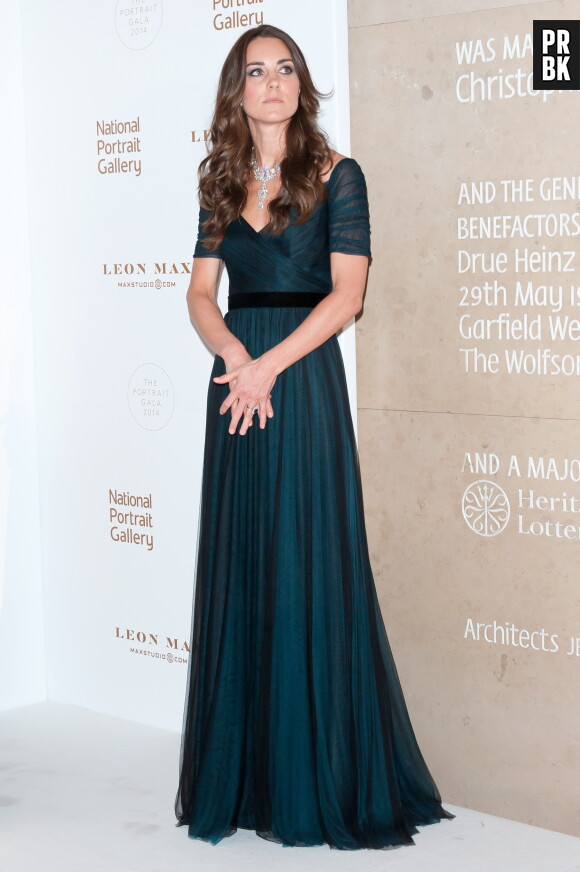 Kate Middleton : extrême minceur à une soirée à la National Gallery de Londres le 11 février 2014