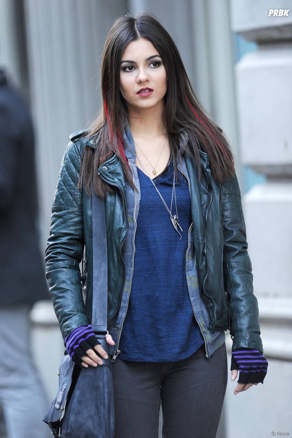 Victoria Justice sur le tournage de Eye Candy - Purebreak