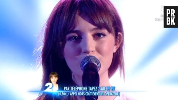 Nouvelle Star 2014 : Pauline a interprété 'Fais moi une place' de Julien Clerc