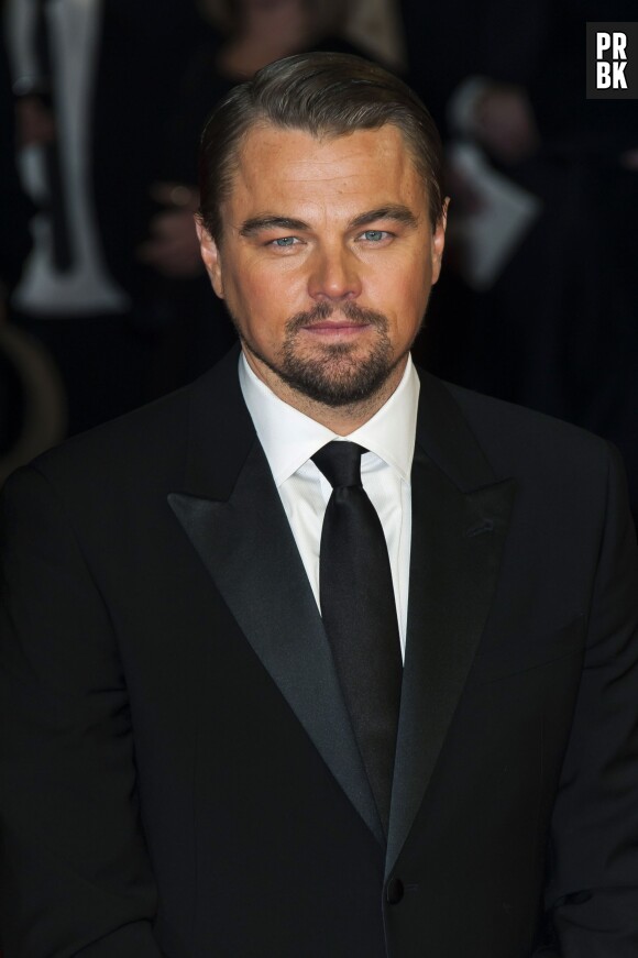 Leonardo DiCaprio sur le tapis rouge des BAFTA Film Awards 2014 à Londres, le 16 février 2014