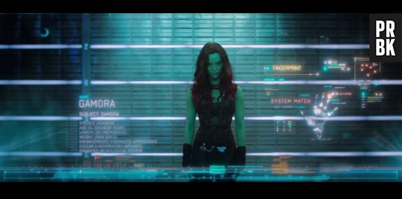 Gardiens de la Galaxie :  Zoe Saldana incarne Gamora