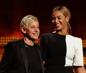 Ellen DeGeneres et Beyoncé aux Grammy Awards 2013