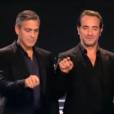 Jean Dujardin et George Clooney en plein délire sur le plateau du 20 heures sur TF1