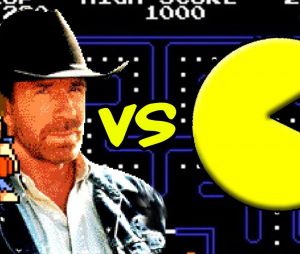 Chuck Norris s'invite chez Pac Man