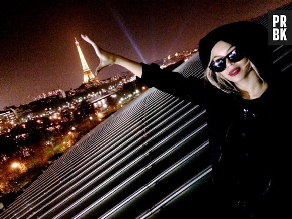 Beyoncé profite d'un court séjour à Paris, le 26 mars 2014