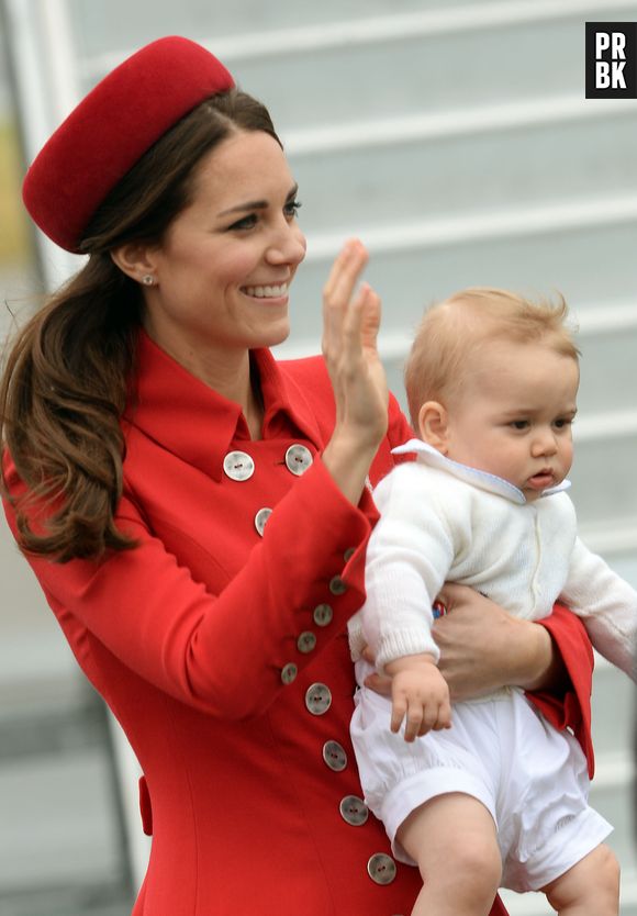 Kate Middleton, le Prince George et le Prince William : voyage officiel en famille en Nouvelle-Zélande, le 7 avril 2014