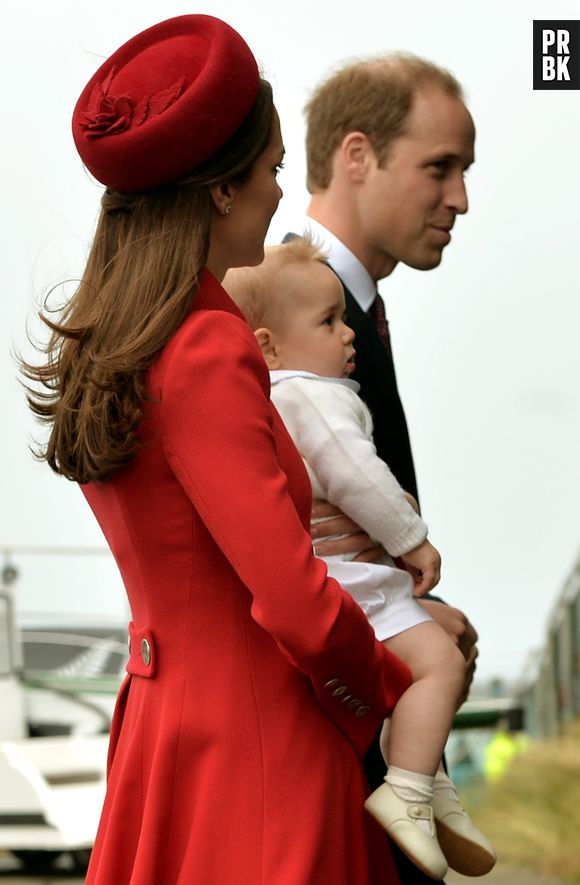 Kate Middleton, le Prince George et le Prince William : voyage officiel en famille en Nouvelle-Zélande, le 7 avril 2014