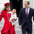 Kate Middleton, le Prince George et le Prince William : voyage officiel en famille en Nouvelle-Zélande, le 7 avril 2014