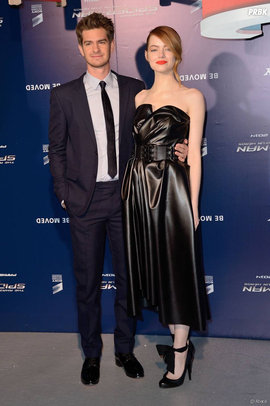  The Amazing Spider-Man 2 : Emma Stone et Andrew Garfield posent &amp;agrave; l&#039;avant-premi&amp;egrave;re du film &amp;agrave; Paris le 11 avril 2014 