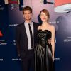 The Amazing Spider-Man 2 : Emma Stone et Andrew Garfield amoureux à l'avant-première du film à Paris le 11 avril 2014