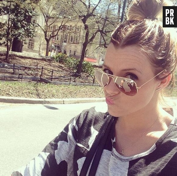 Alexia Mori : selfie à New York