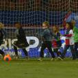  PSG : les enfants des joueurs s'amusent au Parc des Princes, le 7 mai 2014 