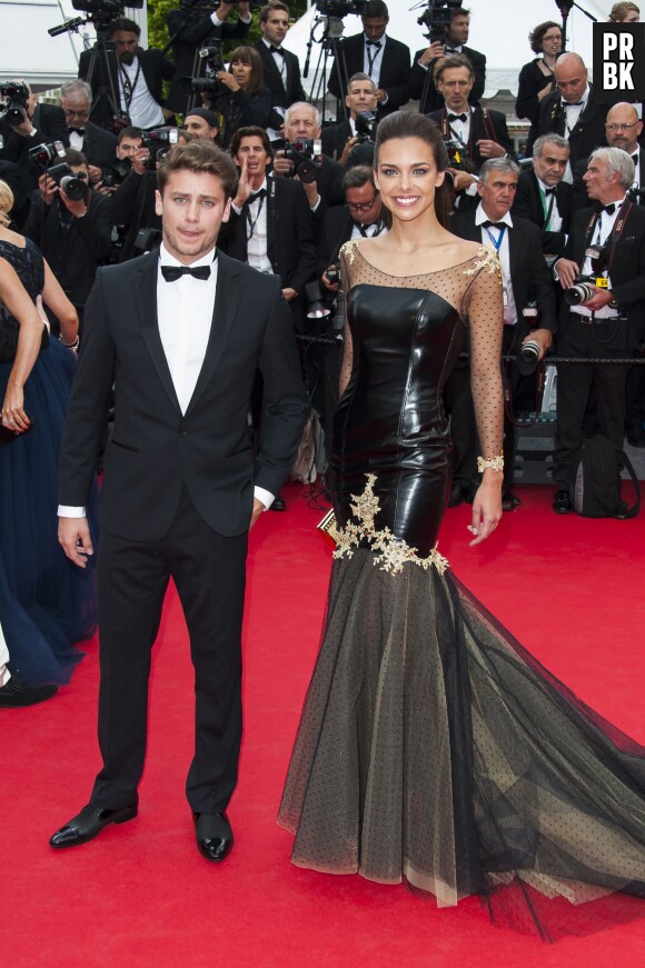 Marine Lorphelin et Bastian Baker lors du Festival de Cannes 2014