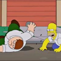 Les Simpson vs Les Griffin : bagarre alcoolisée entre Homer et Peter