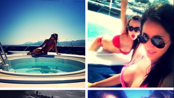 Tara Damiano sexy sur Instagram pendant son séjour à Cannes