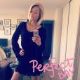 Caroline Receveur : selfie en robe sexy sur Instagram
