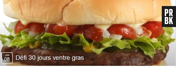 Parodies de "Défi 30 jours" sur Facebook