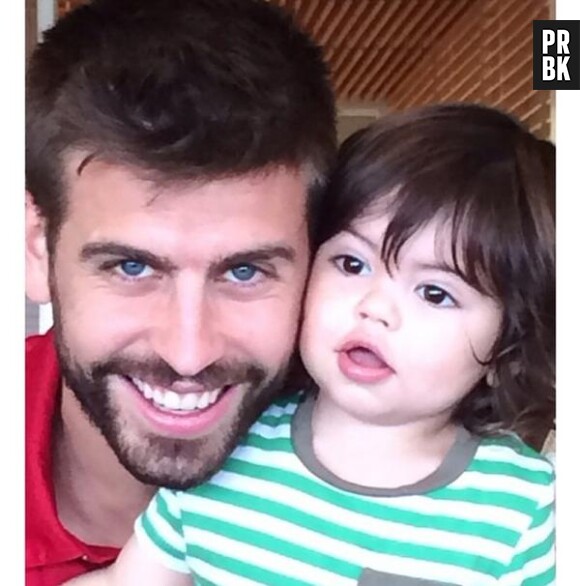 Shakira a posté une photo de Gérard Piqué avec leur fils Milo pour la Fête des pères sur Instagram