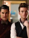 Chris Colfer et Darren Criss dans un épisode de Glee